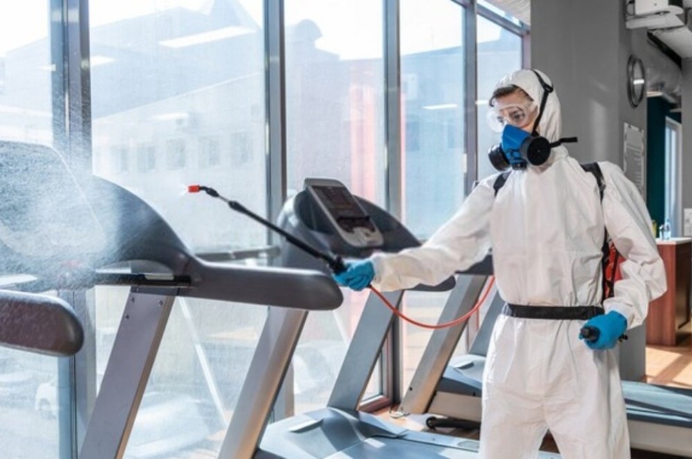 Gym Cleaning Services - Electrostatic Disinfecting (1)